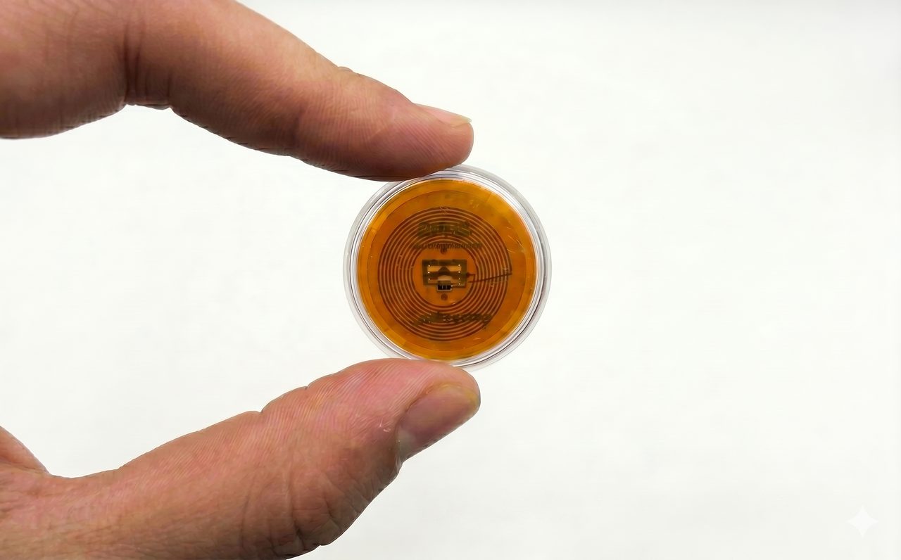 Flexible printed RFID circuit